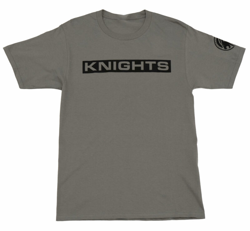 Block Letter T-Shirt - Grey, Front