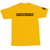 Block Letter T-Shirt - Gold, Front