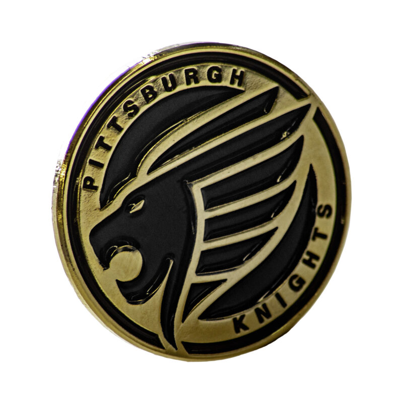 Pittsburgh Knights Pin Front